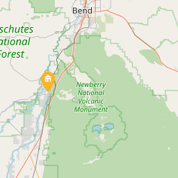 Bend-Sunriver Camping Resort 24 ft. Yurt 12 on the map